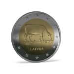 Kolekcijas papildināšana: 2eiro monēta ”Latvijas brūnā”.