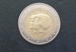Kolekcijas papildināšana- Nīderlandes 2 eiro piemiņas monēta ”Viņas Majestātes Karalienes Beatrises paziņojums par atteikšanos no troņa”.